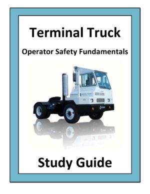 Terminal Truck Study Guides (5 Pack)