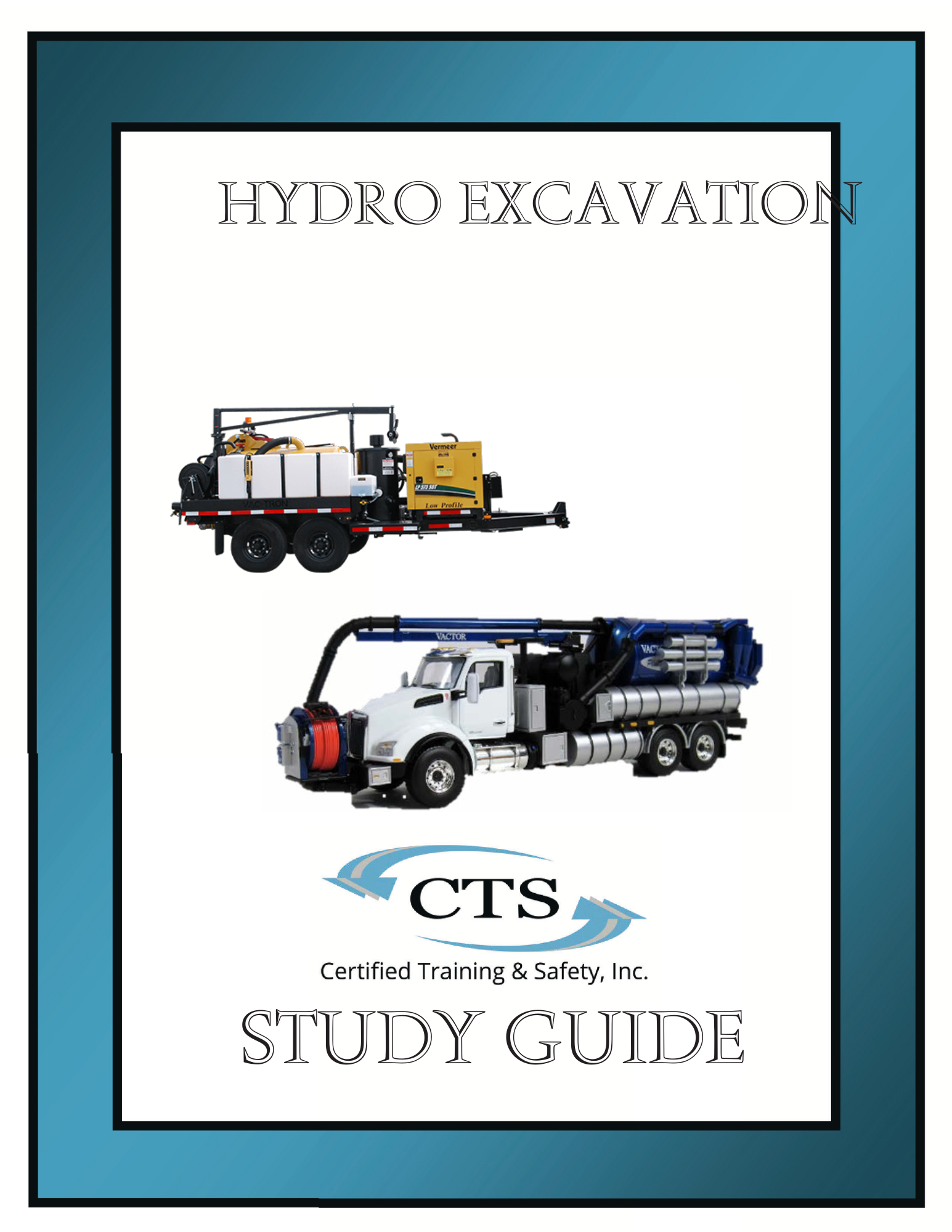 Hydro Excavation Safety Study Guides (5 Pack)